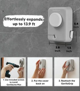 GorillaLine Max easy install in minutes for DIY homes.