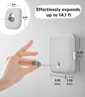 GorillaLine space-saving design keeps small rooms tidy during drying.