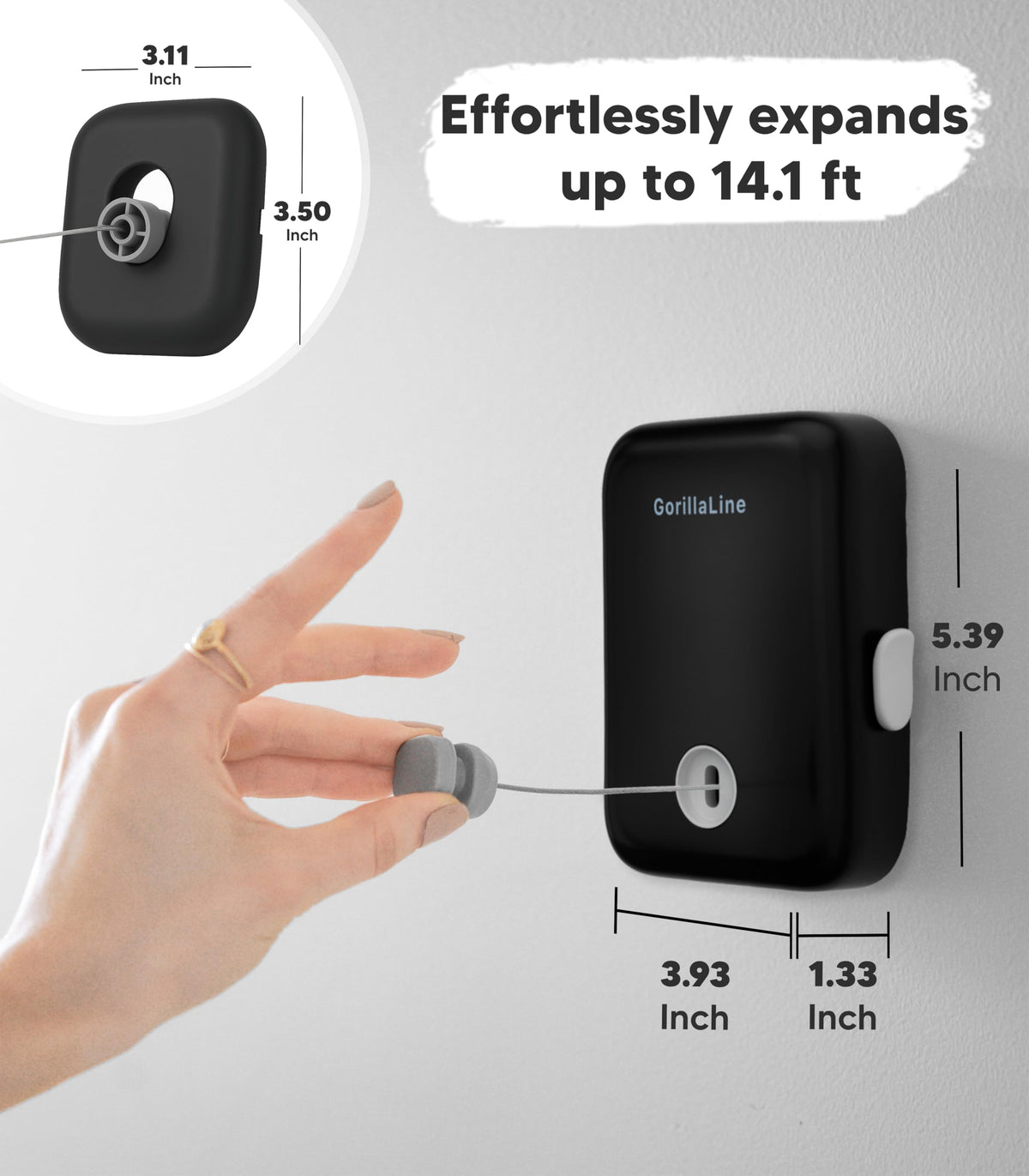 GorillaLine stainless steel housing adds durability and contemporary style.
