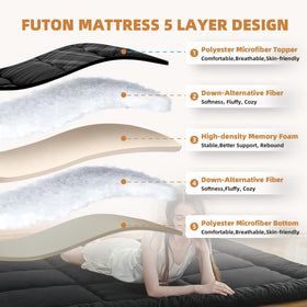 GORTUPI portable floor bed folds compactly for camping and dorms.