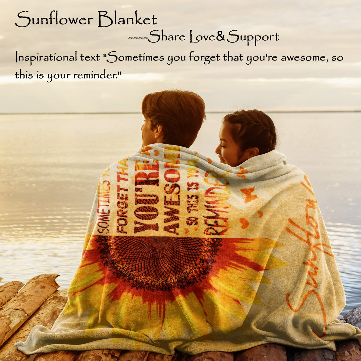 GORUTIN Sunflower Gift Box necklace as a bright wearable keepsake.
