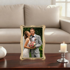 GorYeeFine frame side view emphasizes sturdy build for long-lasting home decor.
