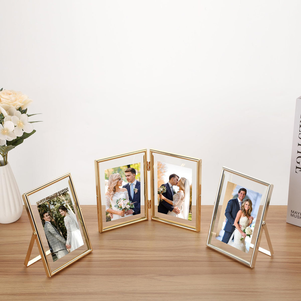 GorYeeFine gold frame with durable electroplating finish.