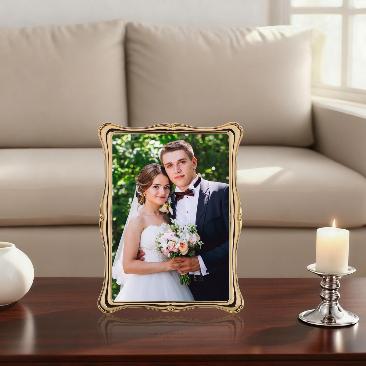 GorYeeFine velvet backing protects photos with elegant texture.