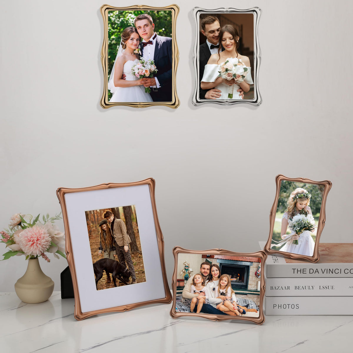 GorYeeFine versatile display allows wall or desk placement for flexible use.