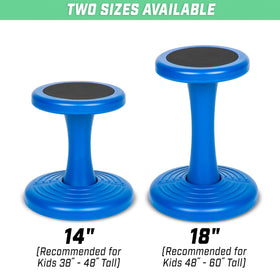 GoSports 18-Inch Wobble Chair used at home for active study