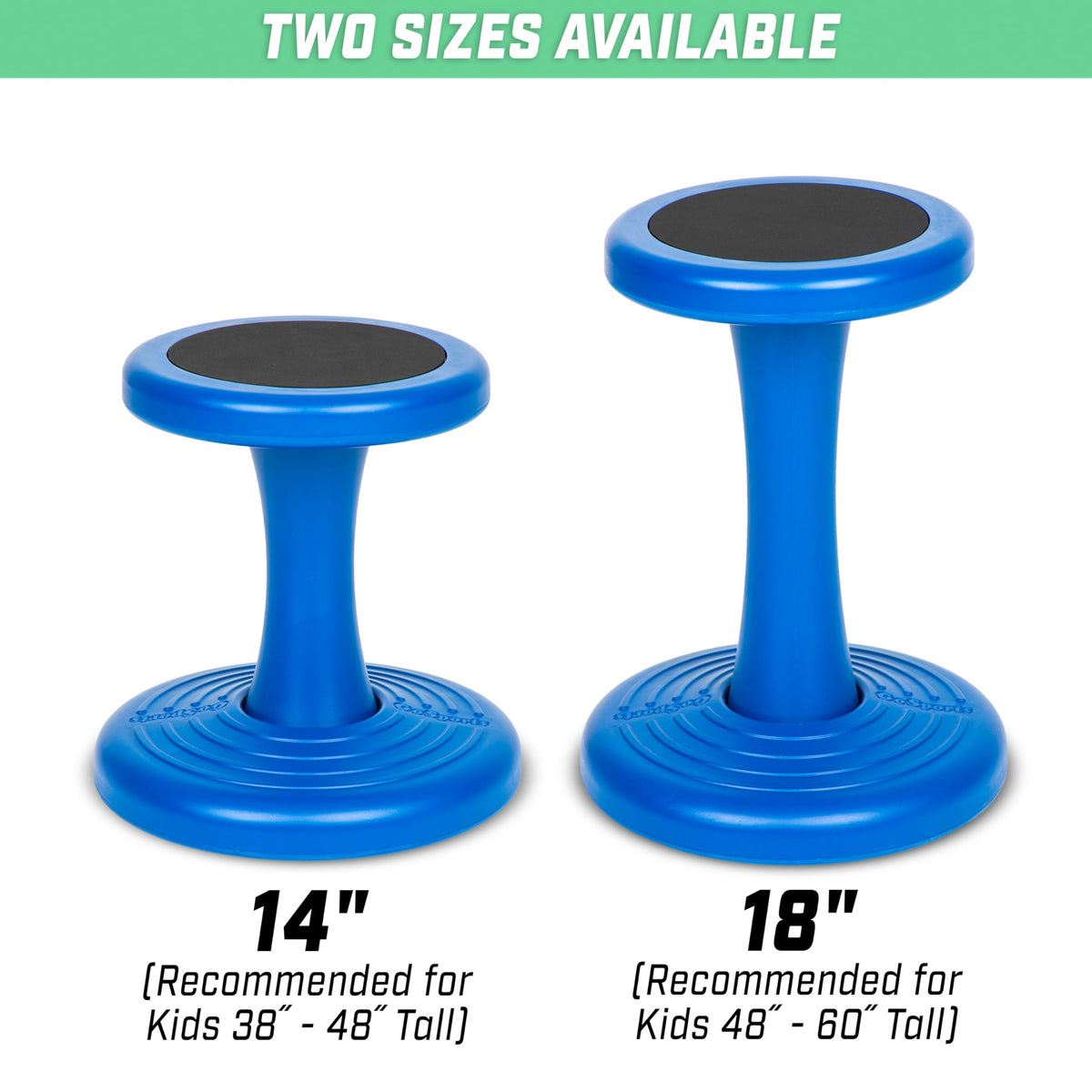 GoSports 18-Inch Wobble Chair used at home for active study