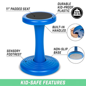 GoSports 18-Inch Wobble Chair in classroom supporting focused learning activities