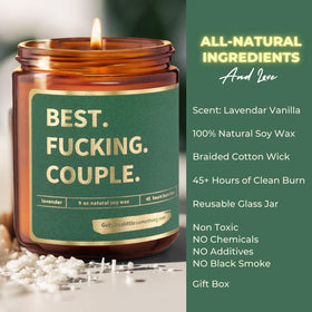 Got You a Little Something candle close-up wick highlights clean burn