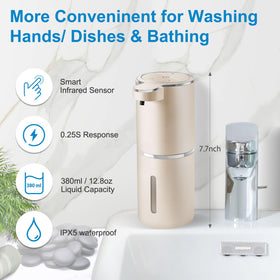Gotofine 380ml reservoir with visible fill level for effortless refills