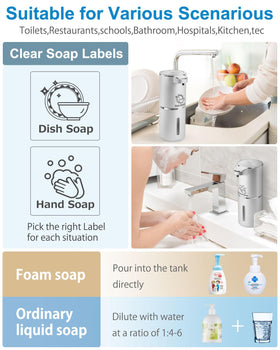 Gotofine dilution-guide explains compatibility with foam and diluted soap for versatility.