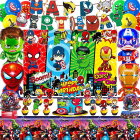 GOTOFUN Avenger backdrop for dramatic hero party photos and immersive setting