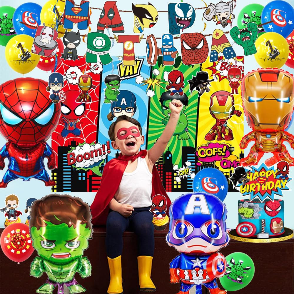 GOTOFUN Avenger balloons cluster brightens photos and party vibes