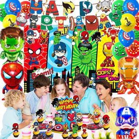 GOTOFUN Avenger cake decoration serves as a standout dessert centerpiece