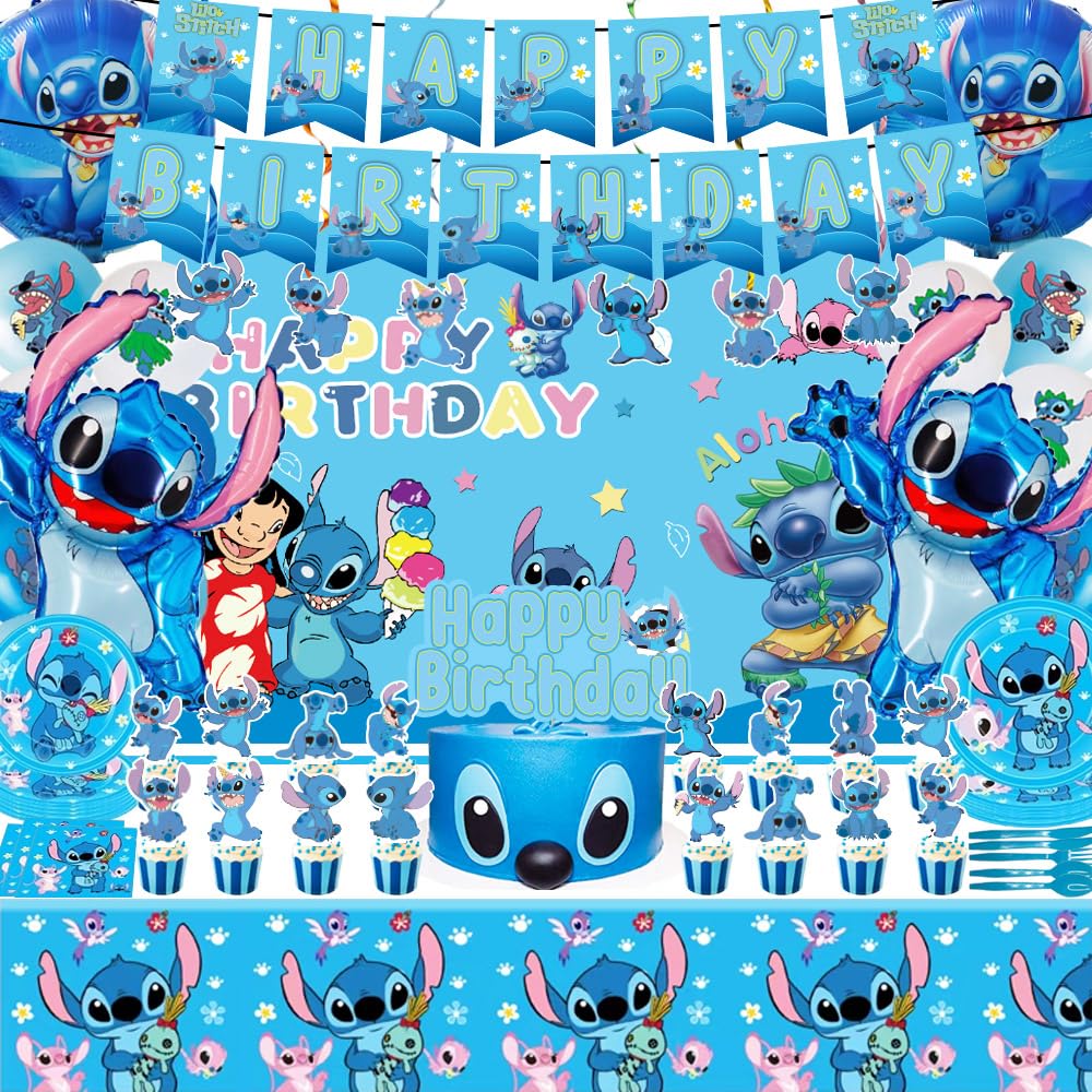GOTOFUN blue banner with happy birthday design creates a festive photo backdrop