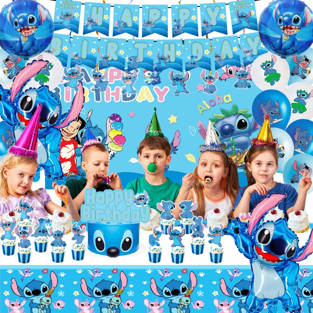 GOTOFUN blue stitch hanging swirls add movement and color to venues