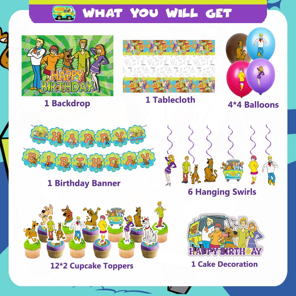 GOTOFUN dog birthday banner to decorate the party space
