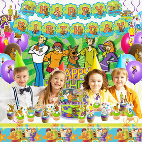 GOTOFUN dog birthday tablecloth protecting surfaces with playful design