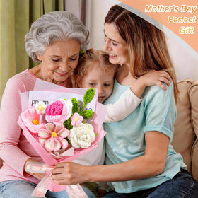 Gouraml gift packaging, ready-to-gift bouquet for celebrations.