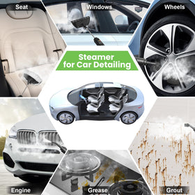 Goyappin steam cleaner suitable for bed frame and cushion areas requiring strong heat.