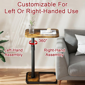 GOYLSER multi-use table for living room adapts to sofa, bed, or desk.