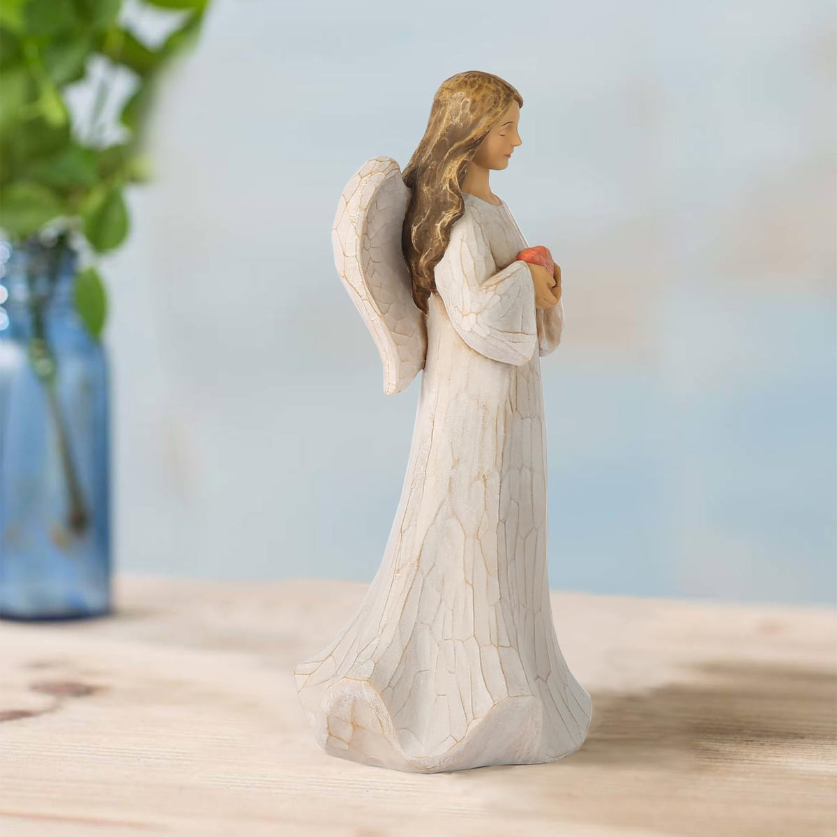 Grace4Joy Christmas guardian angel—seasonal decor adds meaningful charm to celebrations