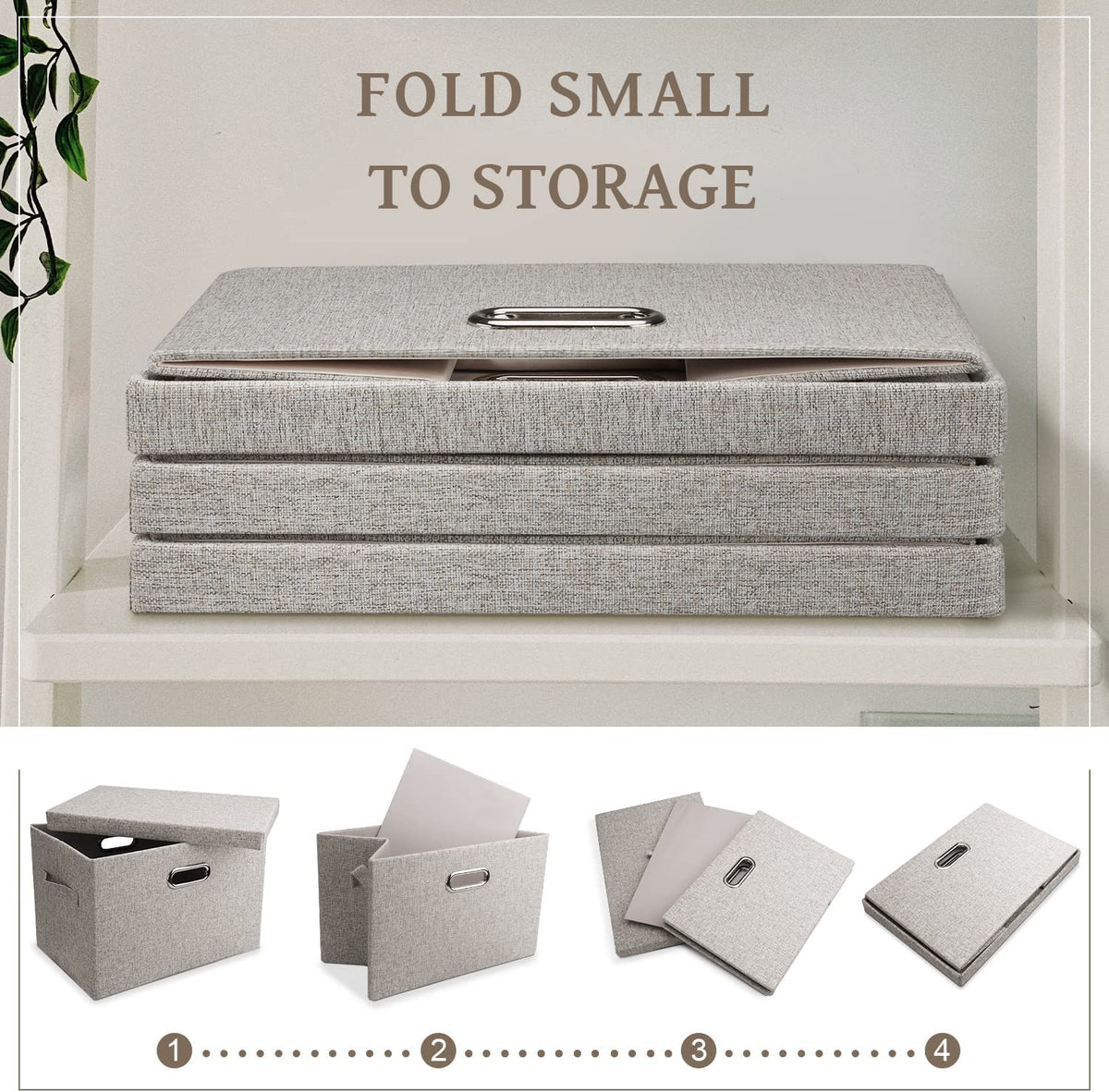 Graciadeco bins in a closet demonstrate organized storage and easy access.