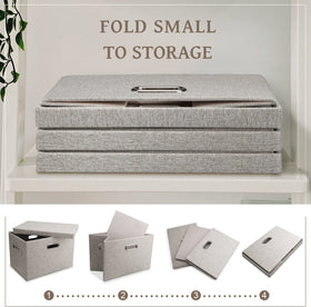 Graciadeco bins in a closet demonstrate organized storage and easy access.