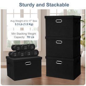 Graciadeco storage bin with four handles for easy lifting