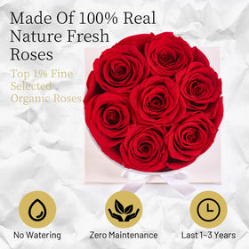Graclect gift bag with rose box ready for gifting.