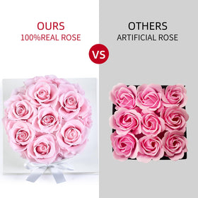 Graclect rose box includes gift bag for effortless gifting.
