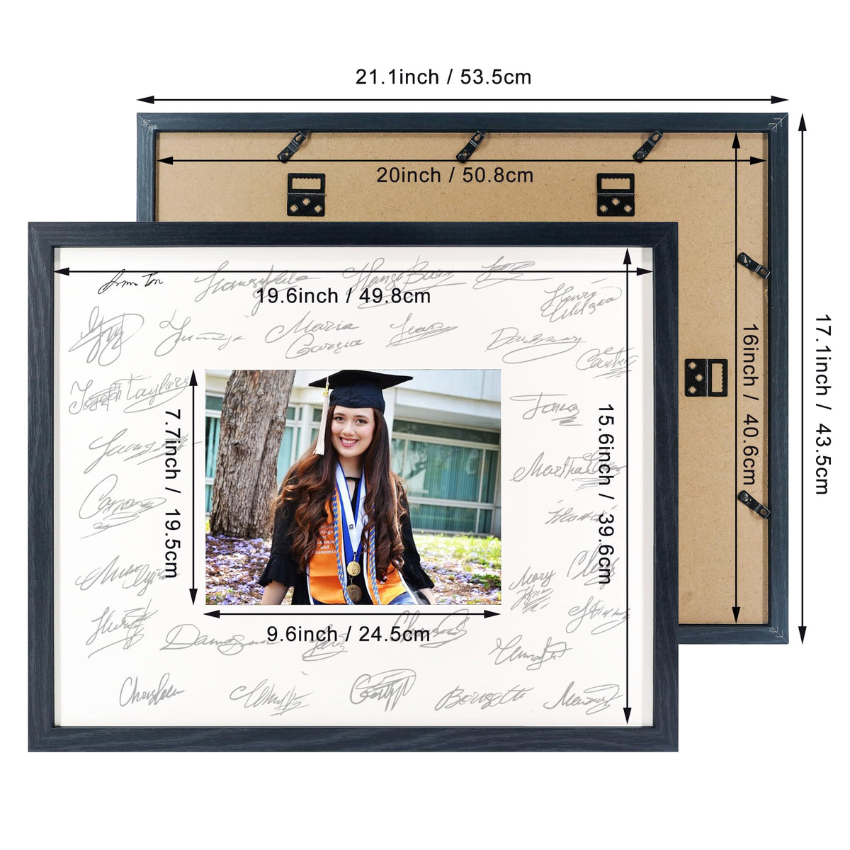 GraduatePro 8x10 opening mat setup ready for framing