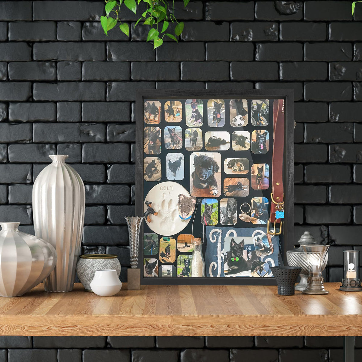 GraduatePro memory box interior with linen back enhances elegant presentation.