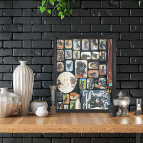 GraduatePro memory box interior with linen back enhances elegant presentation.