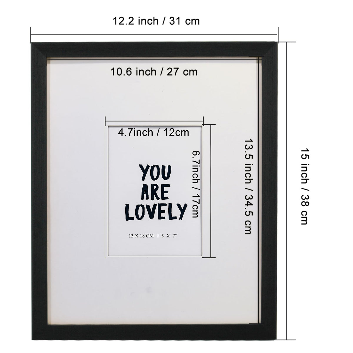 GraduatePro plexiglass front preserves photos with durable frame clarity.