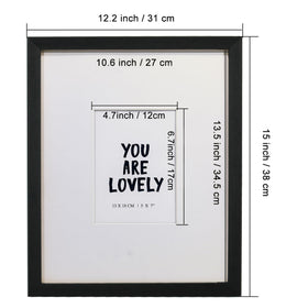 GraduatePro plexiglass front preserves photos with durable frame clarity.