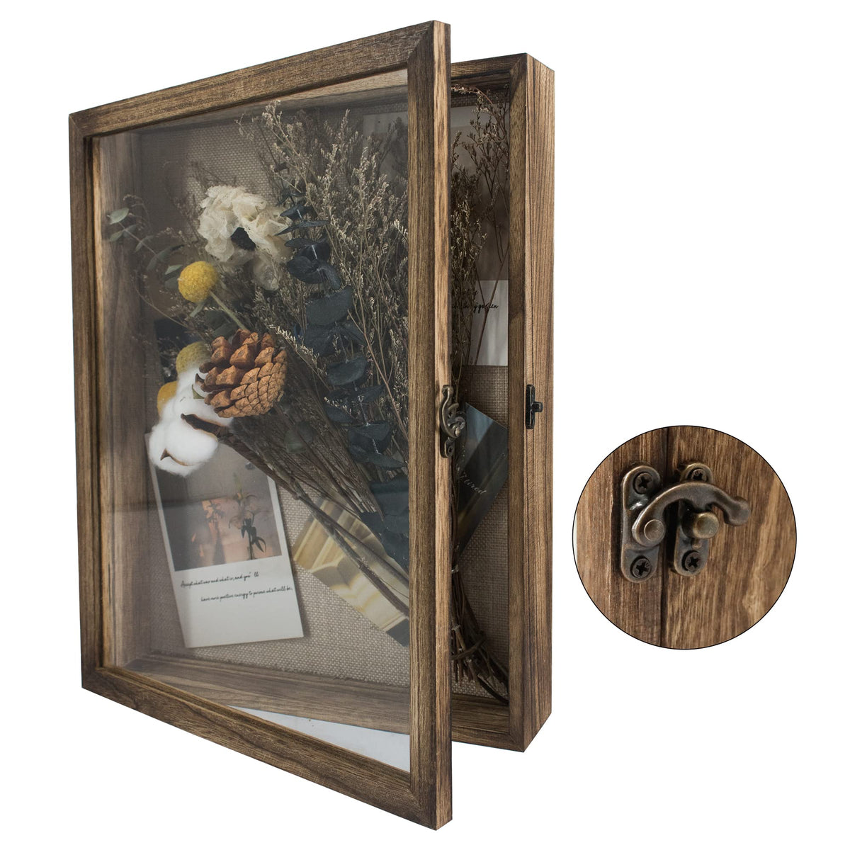 GraduatePro shadow box frame decorative back design for vintage look