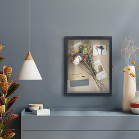 GraduatePro Shadow Box Frame glass window protects memories while on display