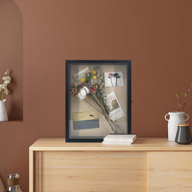 GraduatePro Shadow Box Frame horn lock increases security for kept mementos