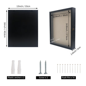 GraduatePro Shadow Box Frame memory collection for wedding bouquets and photos