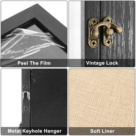 GraduatePro wooden vintage frame complements decor while preserving memories.