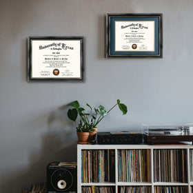GraduationMall 11x14 frame without mat offers a clean diploma display.