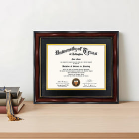 GraduationMall diploma frame 11x14 without mat for bold wall display.