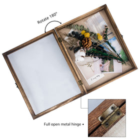 Six pins included with the GraduationMall shadow box frame for securing items.