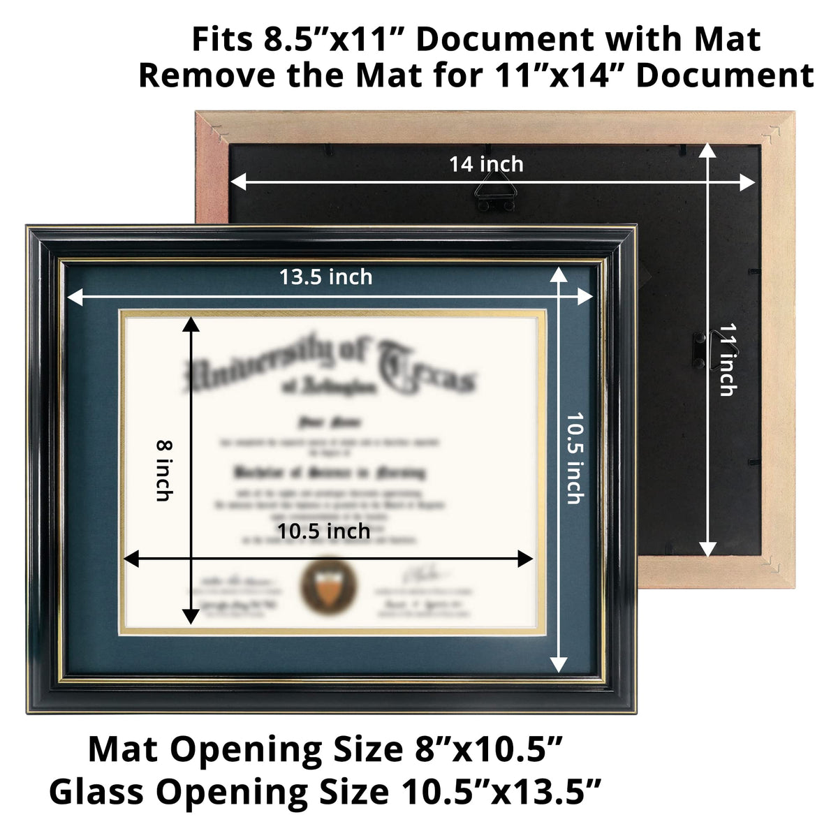 GraduationMall solid wood construction delivers sturdy durability and a premium feel.