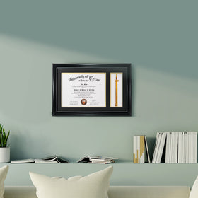 GraduationMall tassel opening 7.5x2 inches for secure tassel display