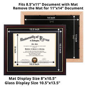 GraduationMall tempered glass protects documents from dust and scratches