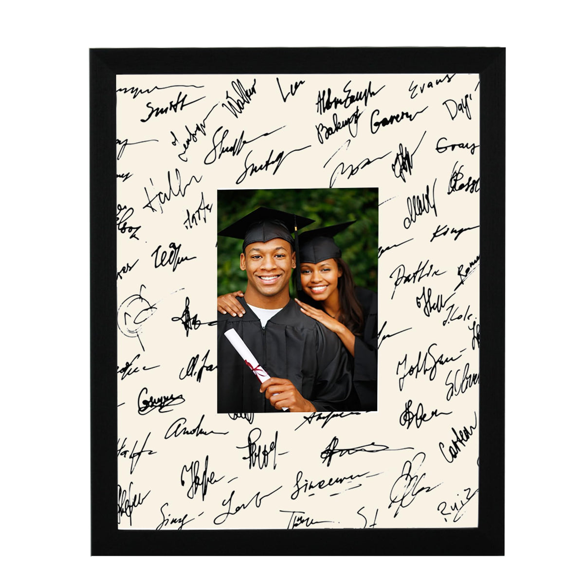 GraduationMall white mat in frame for 5x7 photo display