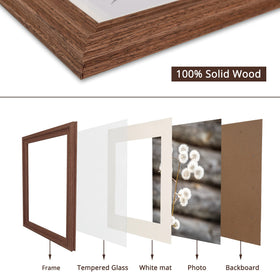 GraduationMall wood-grain frame closeup showcases natural texture and craft.