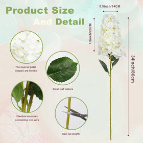 GrainBuds 33.5-inch total length for large vases.